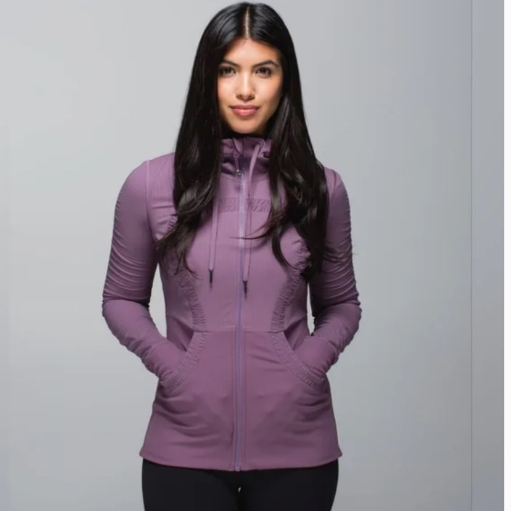 Lululemon Dance Studio Jacket III Purple Fog Hoodie
Full Zip